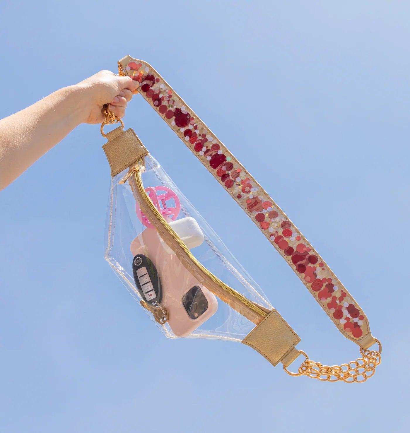 Blackout Confetti Bag Strap