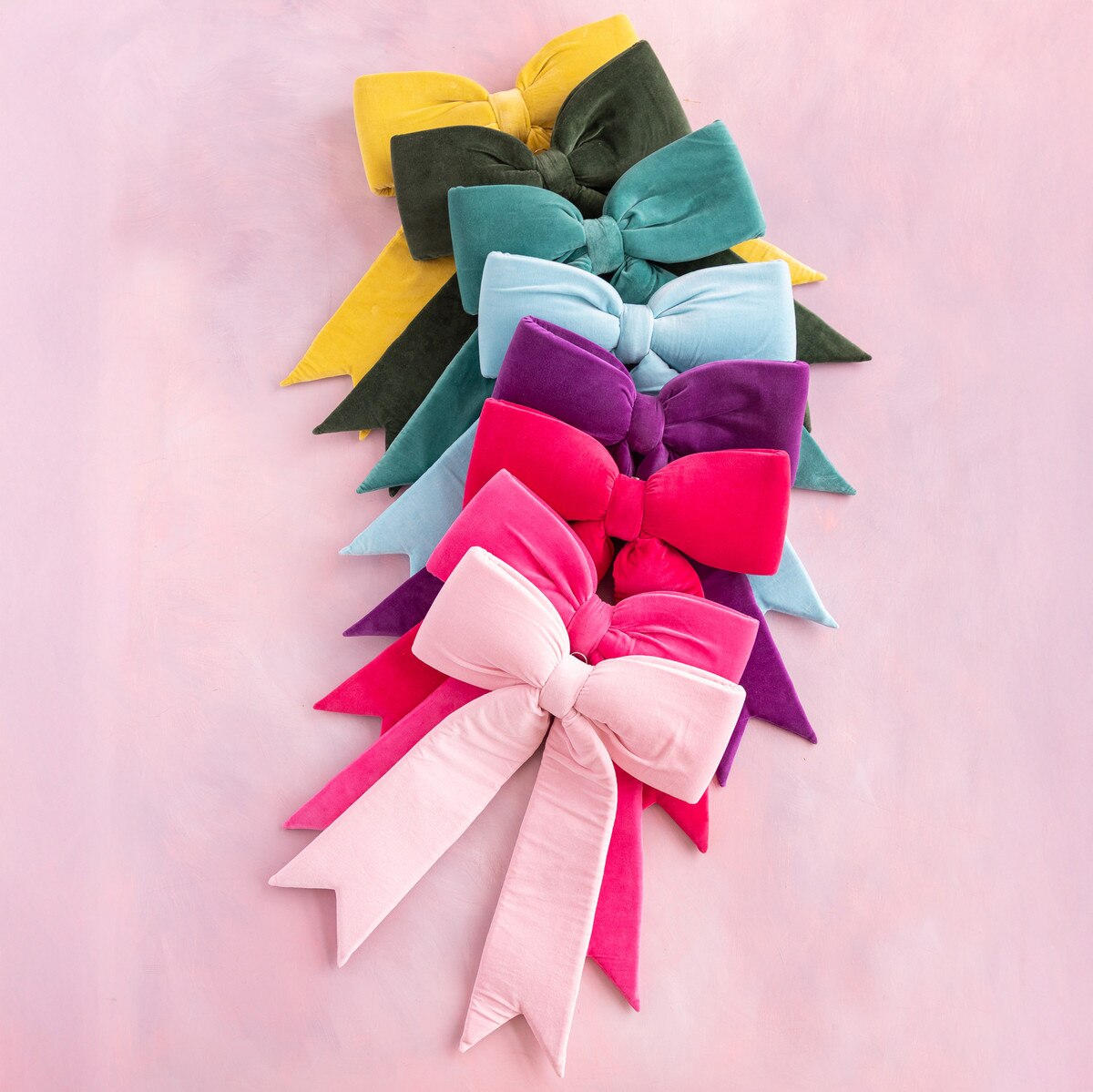 Large Plush Velvet Bows