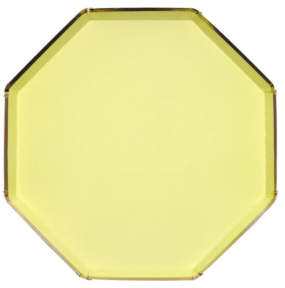 Pale Yellow Dinner Plates