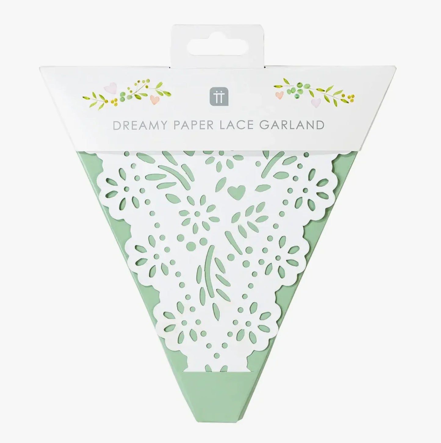 White Lace Paper Garland