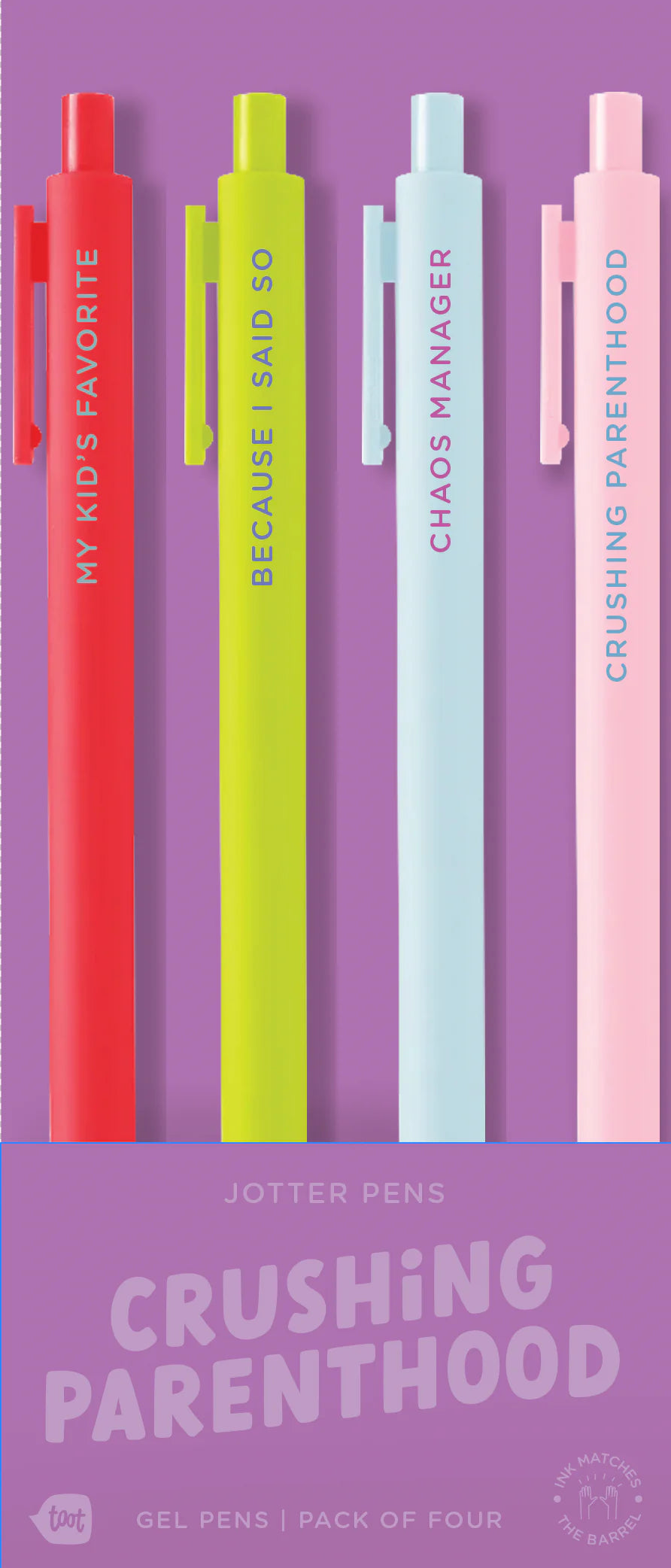 Jotter Pens 4-pack | Crushing Parenthood