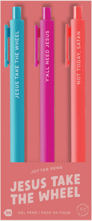 Jotter Pens 3-pack | Jesus Take The Wheel