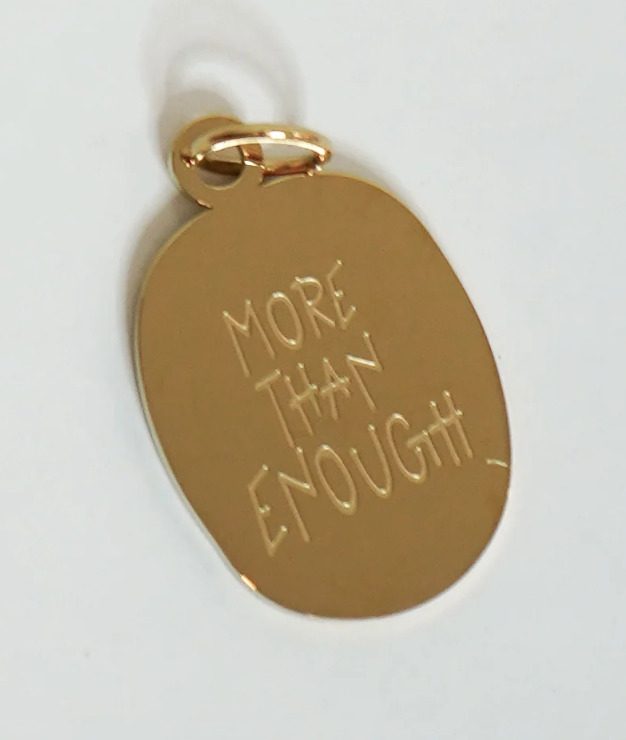Engraved Gold Charms