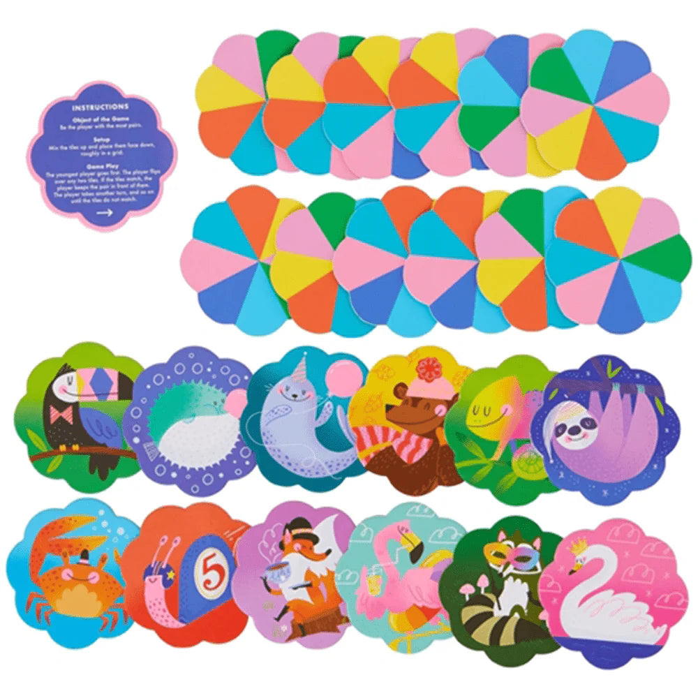 Hello!Lucky Snazzy Animals Memory Match
