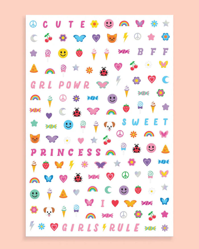 Girl Power Nail Stickers