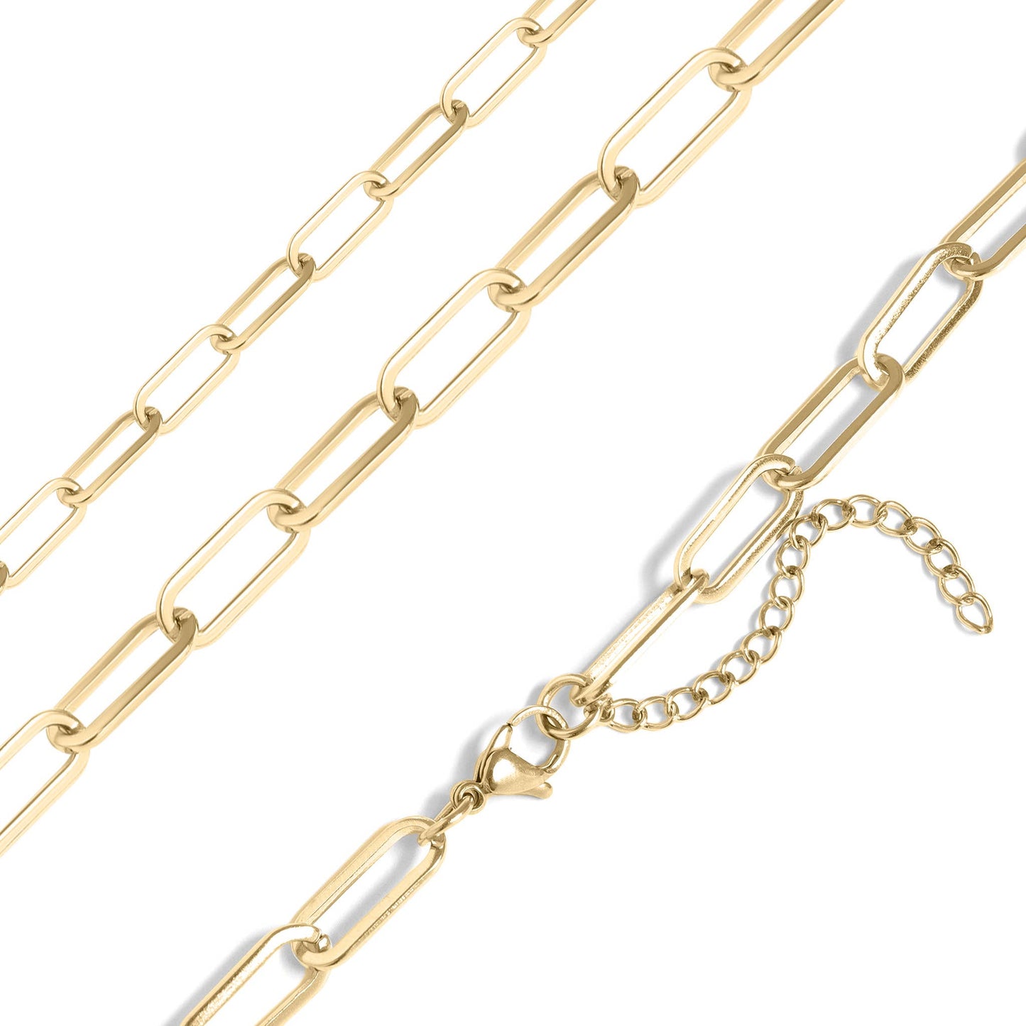 Paperclip Chain Necklace | 4mm