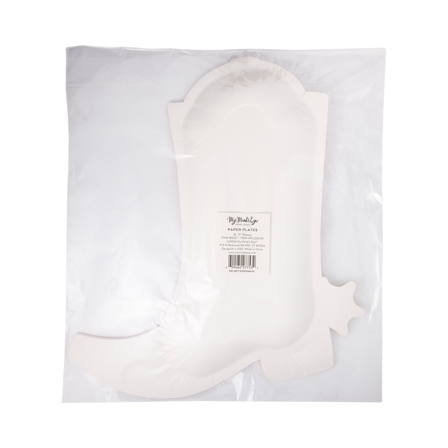 Cowgirl Pink Boot Plate