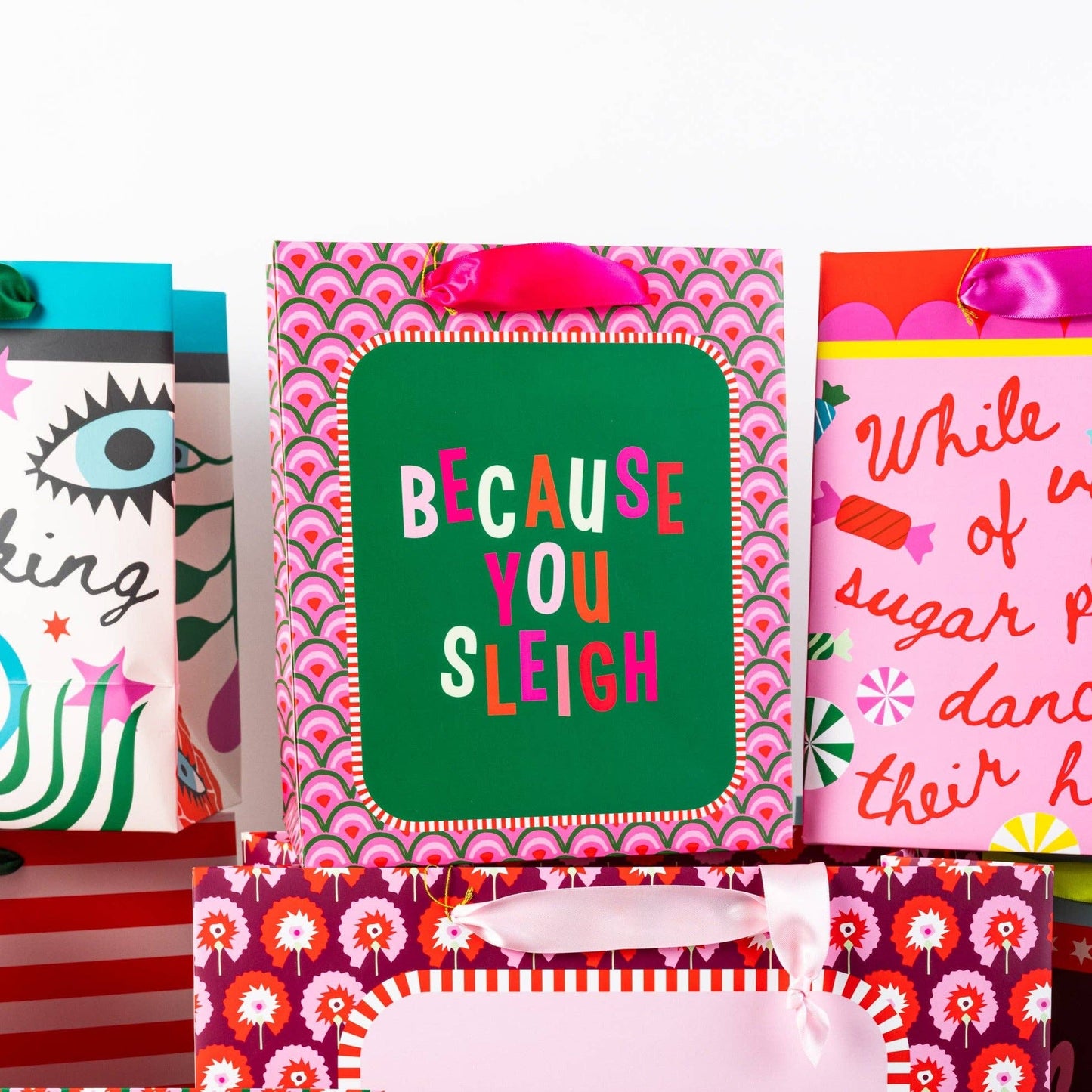 Gift Bag - Sleigh: Large