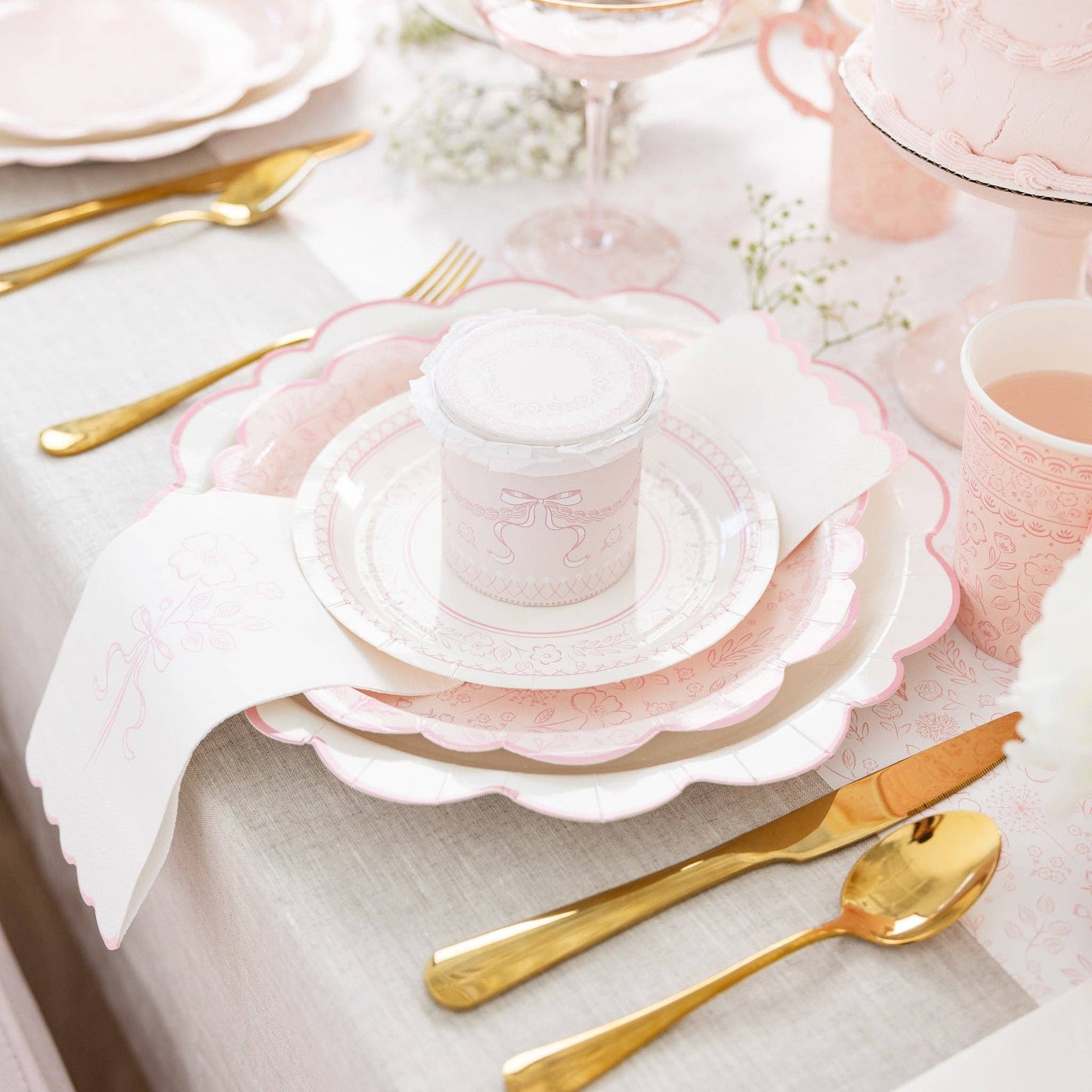 Pembroke Small Pink Floral Plate