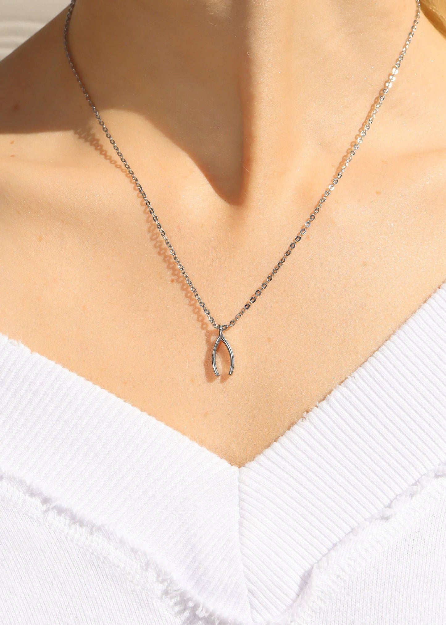 Wishbone Charm