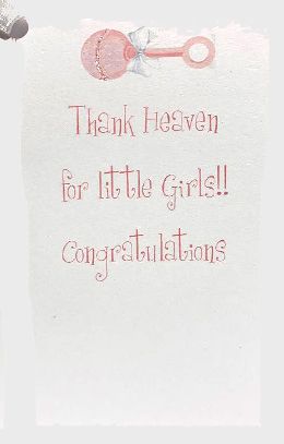 Greeting Card | Pink Rattle