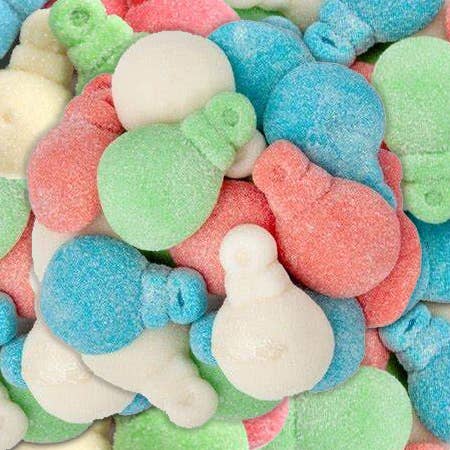 Christmas Candy Sugar Stacks - Sanded Gummy Ornaments