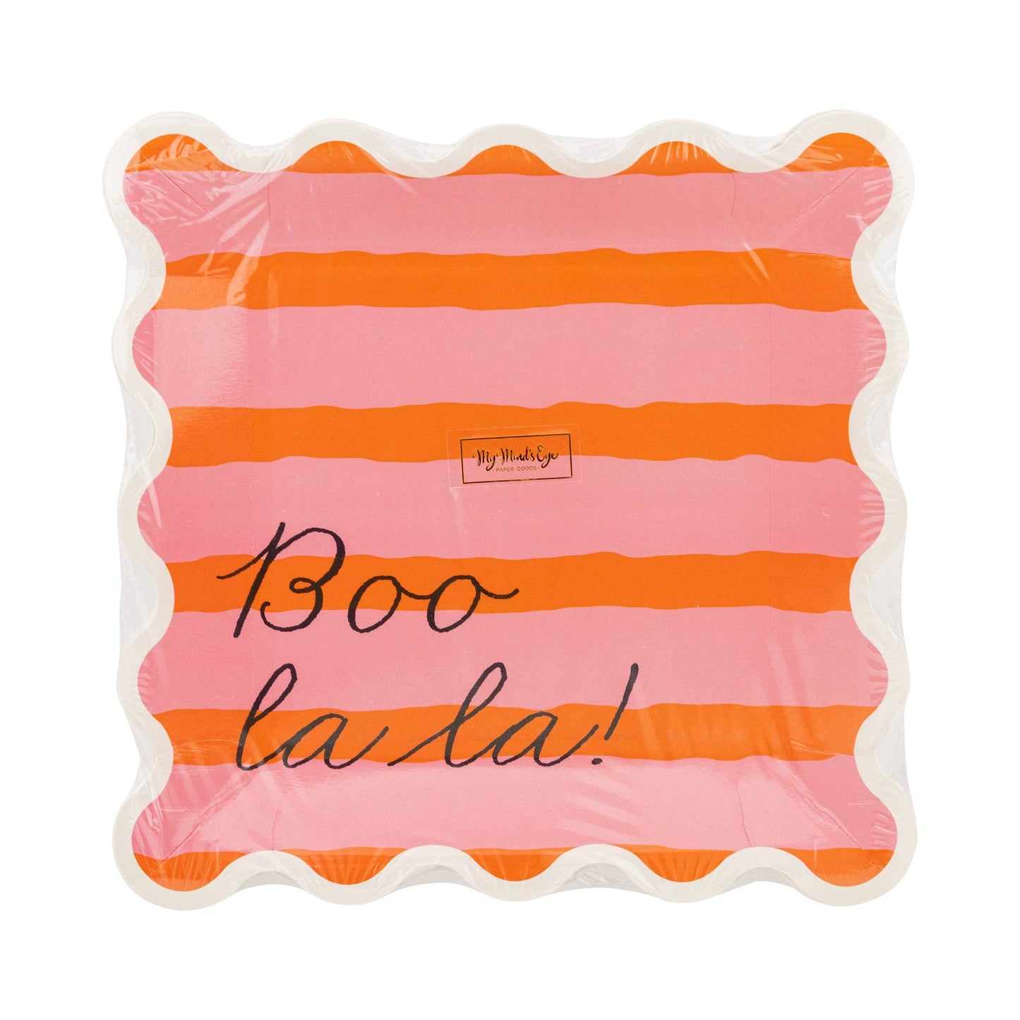 Pink & Orange Boo La La Plate