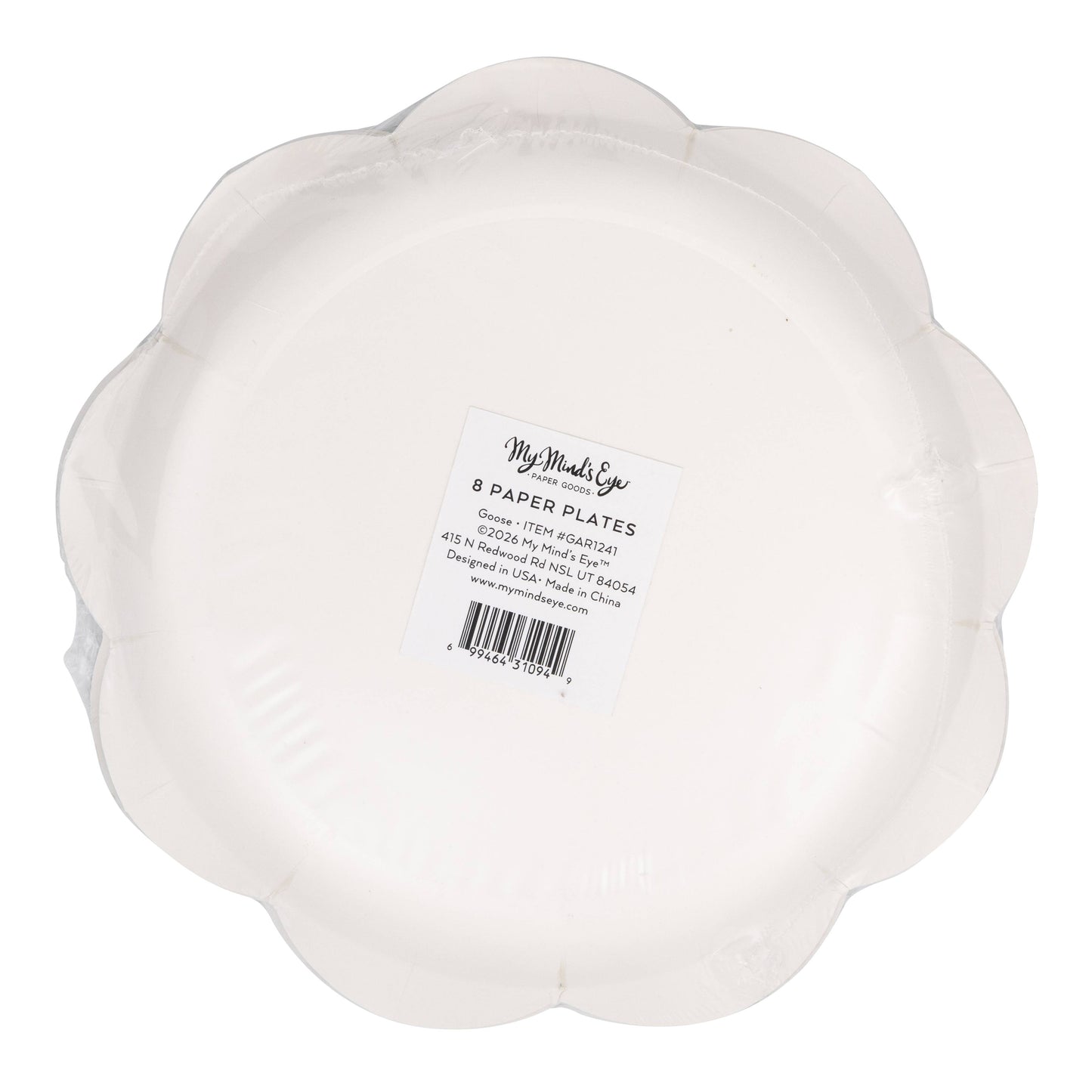 Goose Scalloped Plate