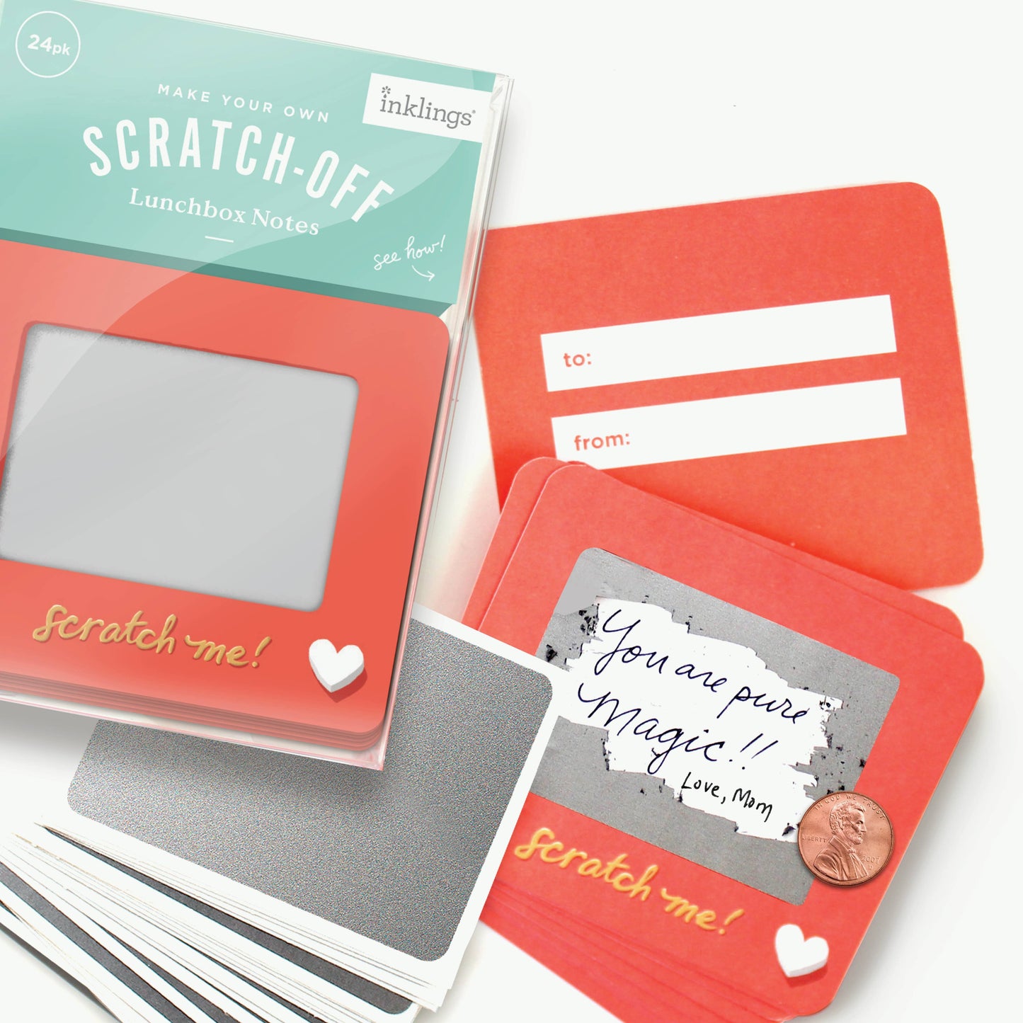 Scratch-off Lunchbox Notes | Scratch-a-Sketch