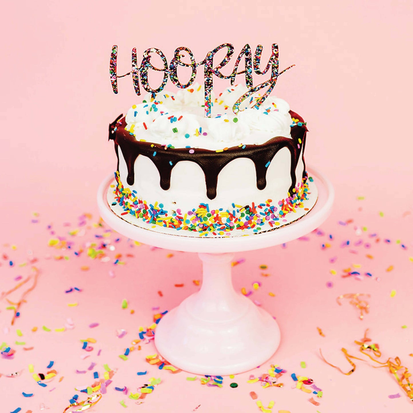 Hooray Cake Topper