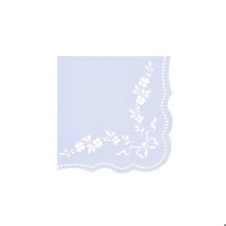 Rococo Blue Small Napkins