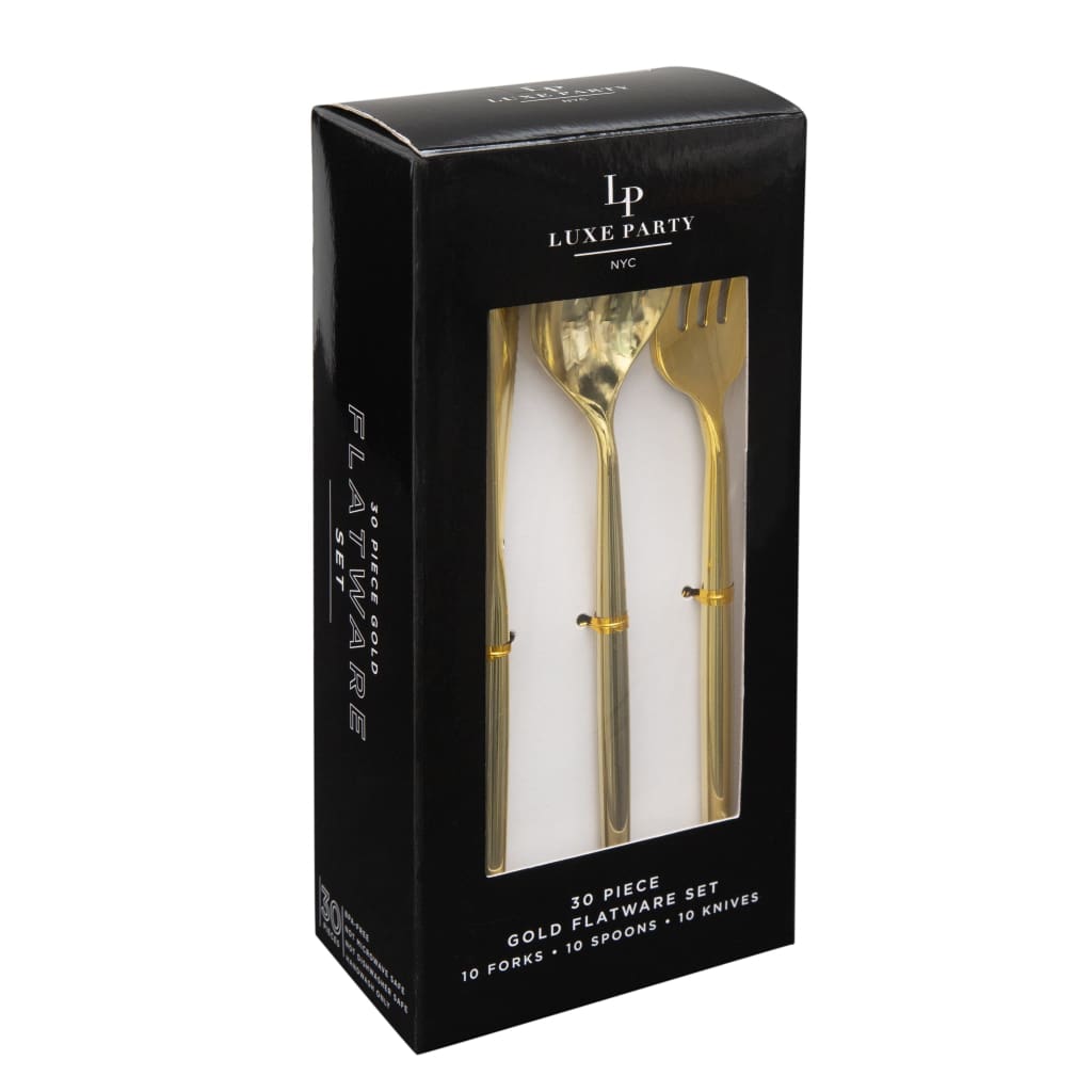 Matrix Gold Cutlery Set | 30pc