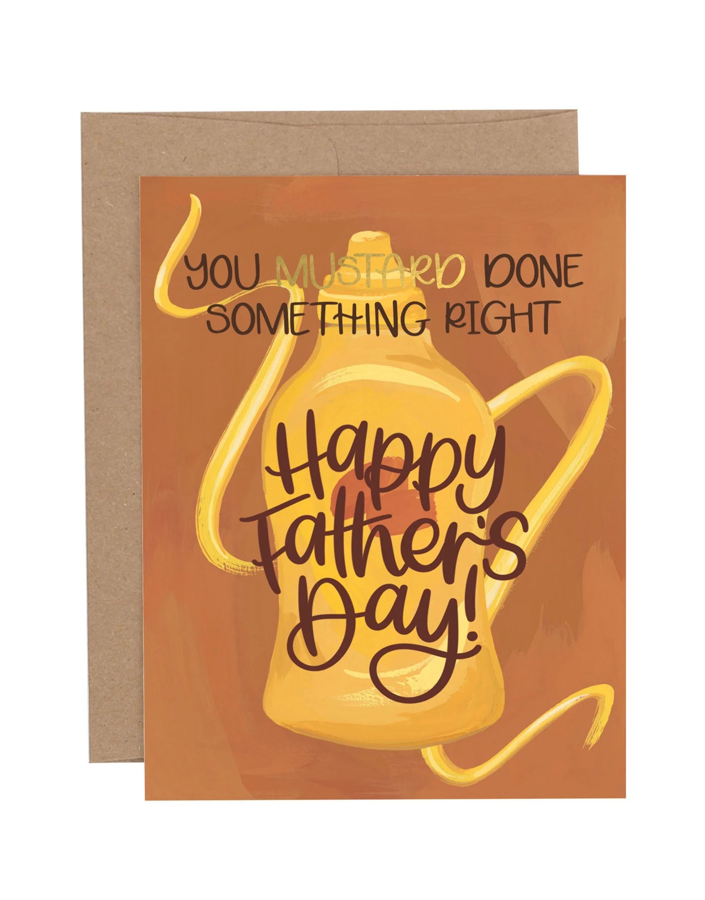 Mustard Father's Day Greeting Card