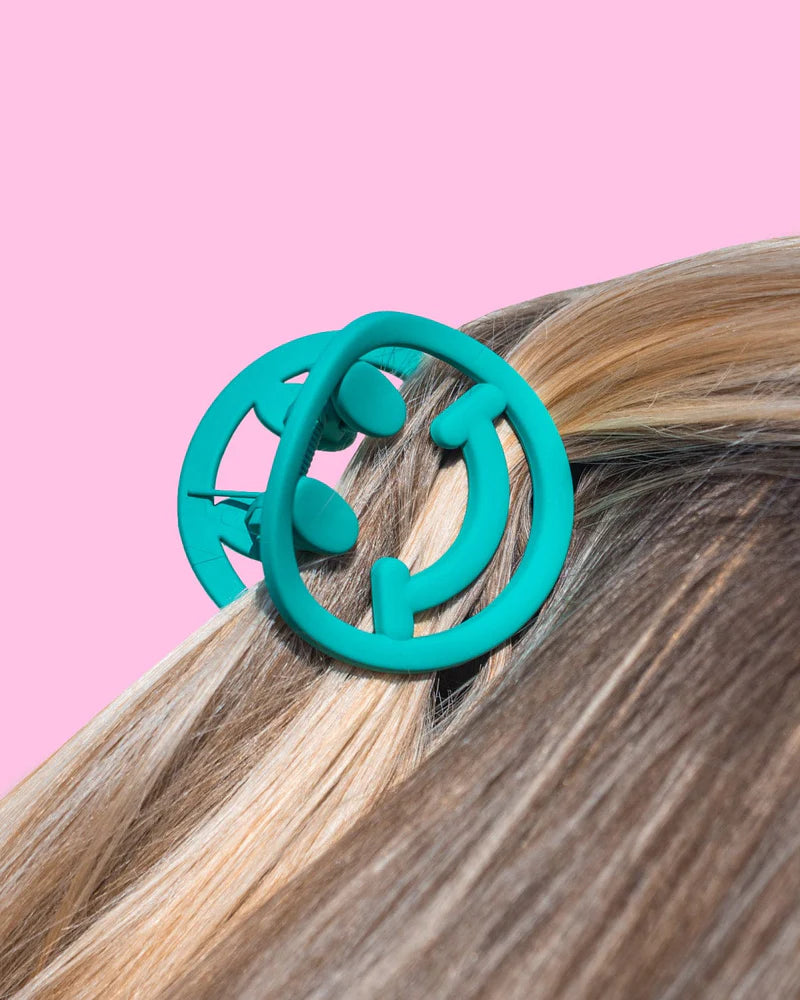 Smiley Hair Claw Clips