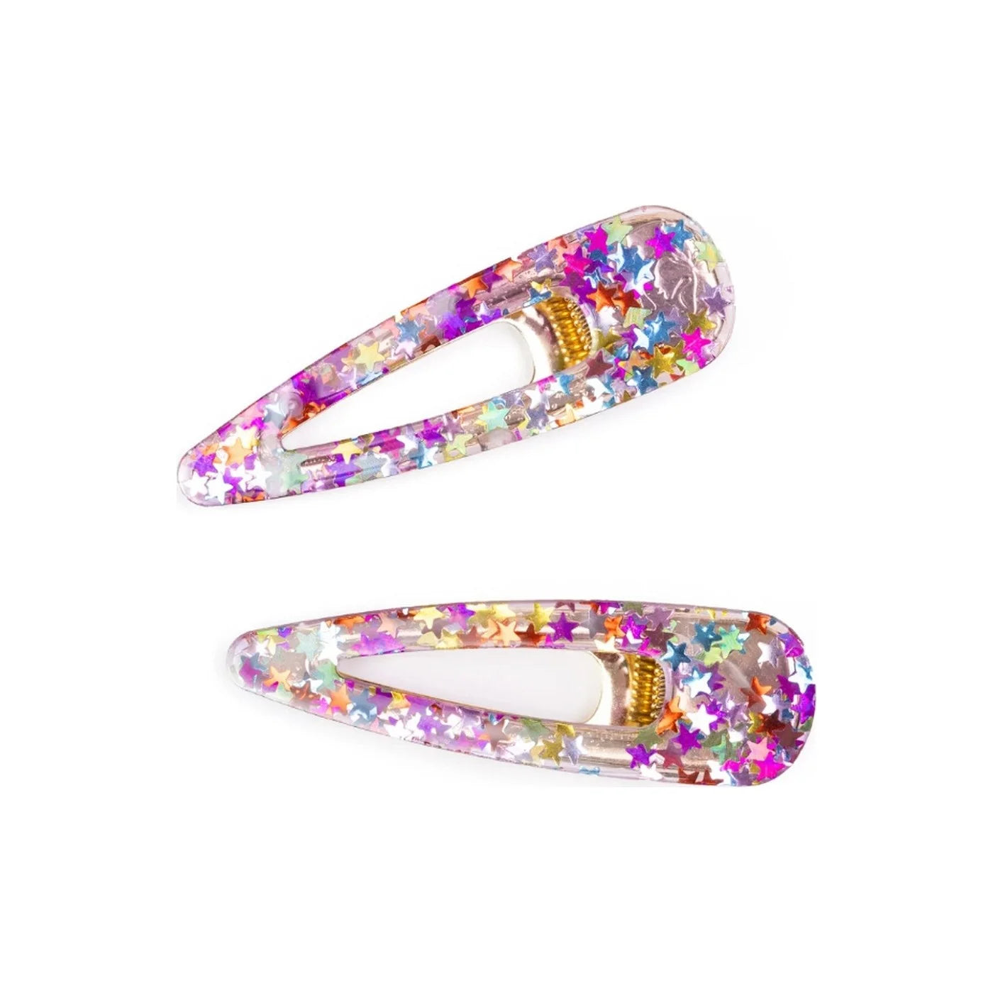 Boutique Gel Sparkle Hair Clips | Set of 2