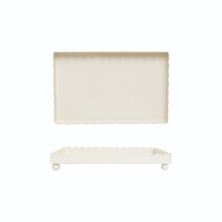 Iron Scalloped Tray