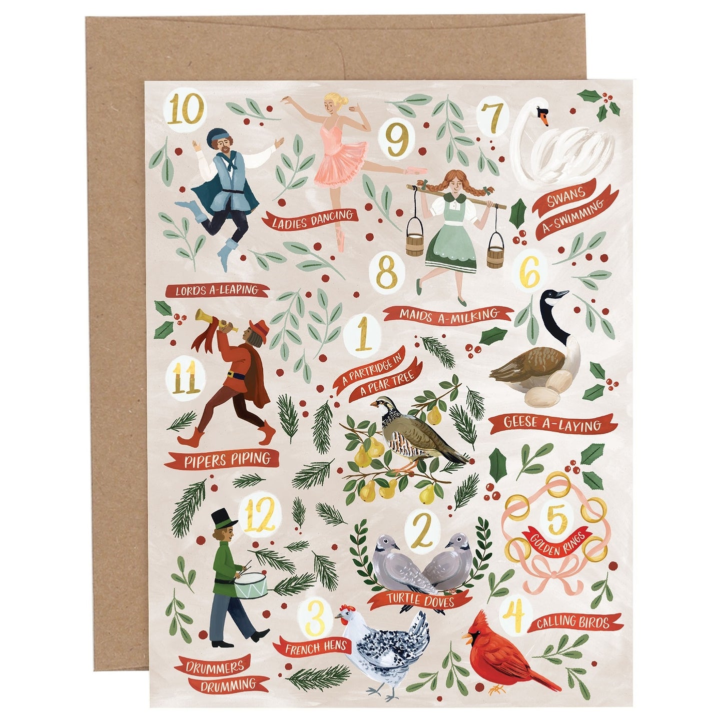 Greeting Card | 12 Days of Christmas