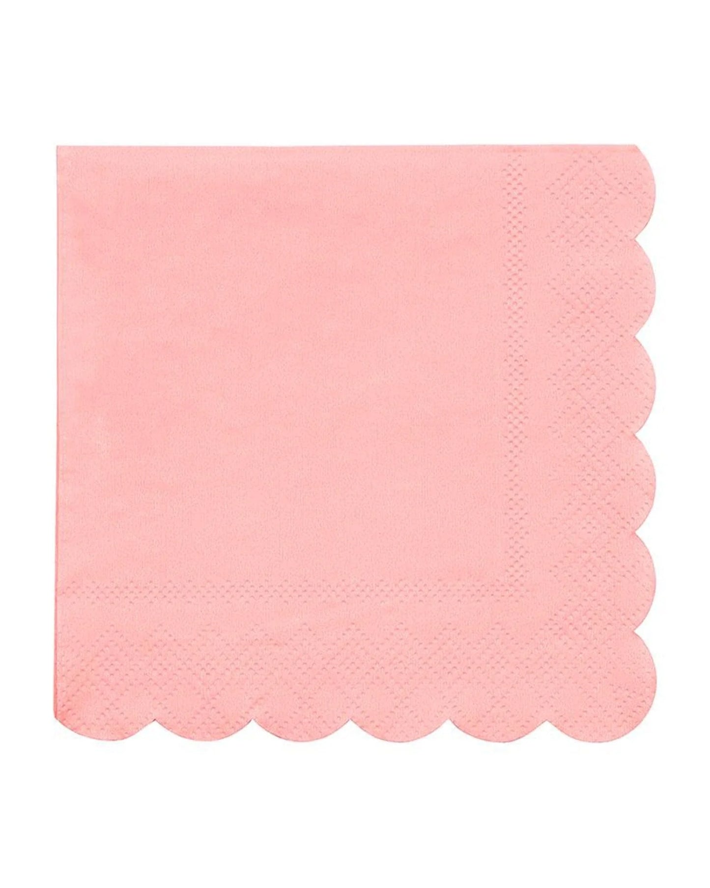 Neon Coral Small Napkins