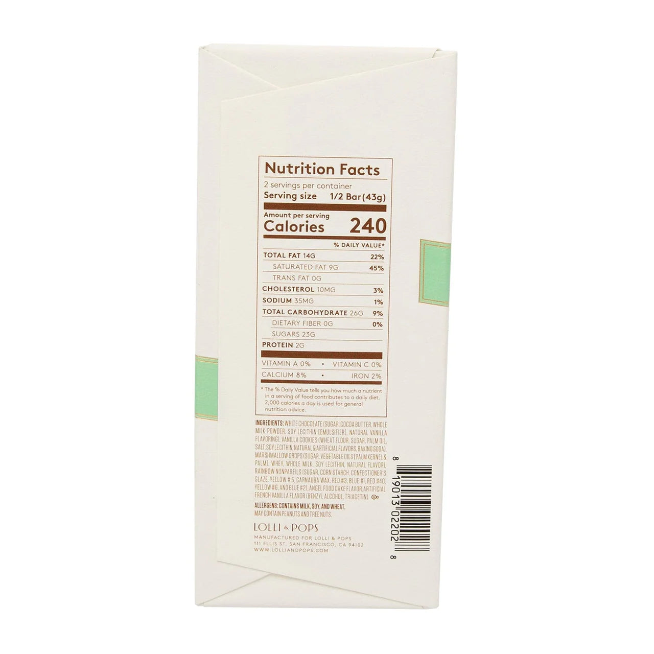 Birthday Cake Signature Bar