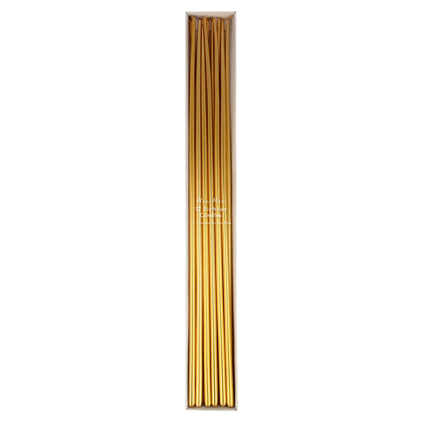 Gold Super Tall Tapered Candles