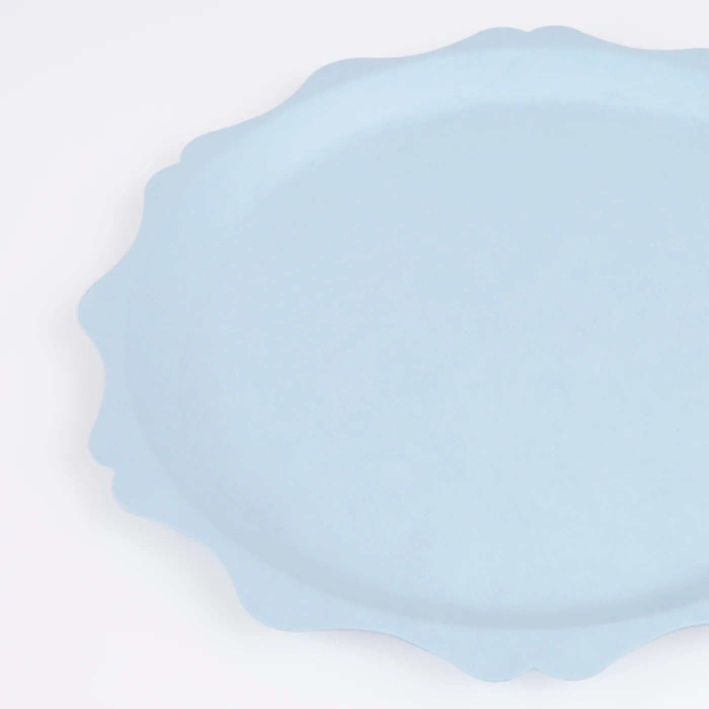 Blue Decorative Edge Compostable Side Plates