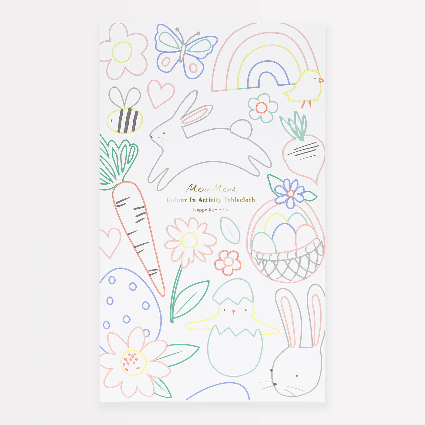 Easter Color Activity Tablecloth
