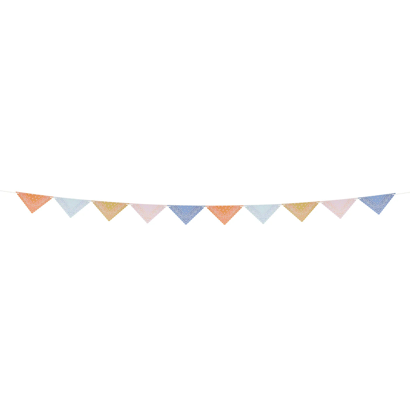 Western Bandana Flag Garland