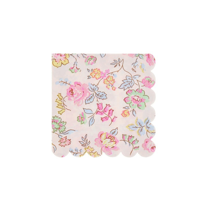 Pink Chintz Small Napkins