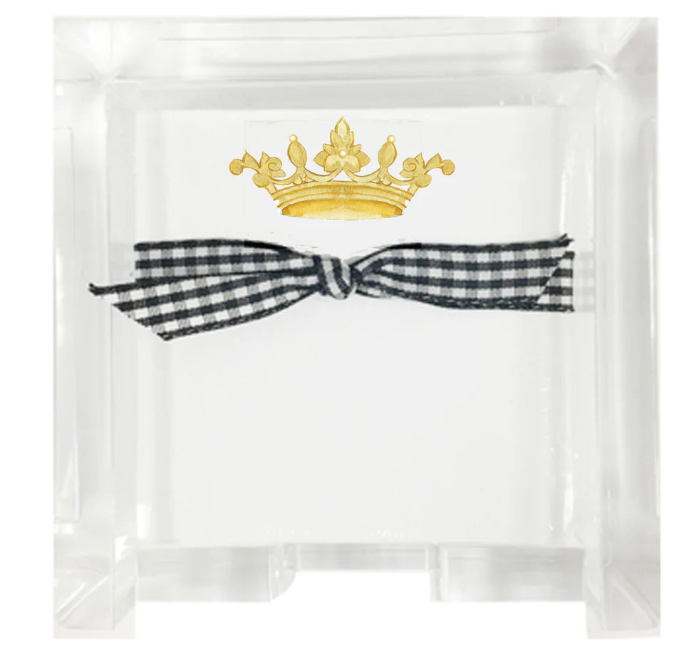 Mini Notes in Acrylic Box | Queen