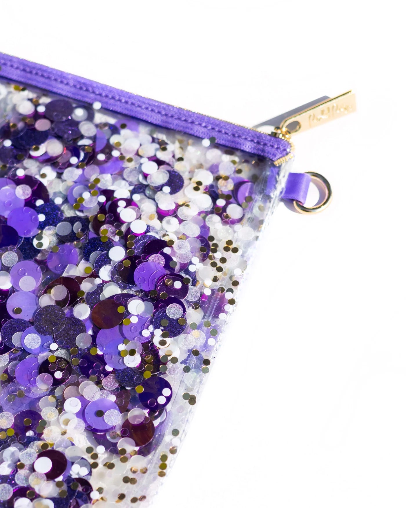 Purple Crush Confetti Pouch