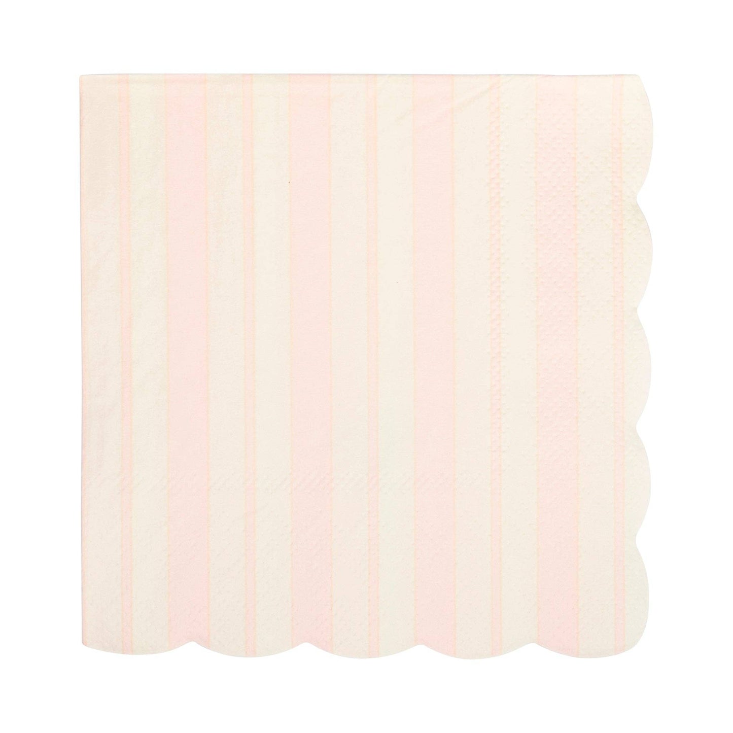 Striped Scallop Napkin Set