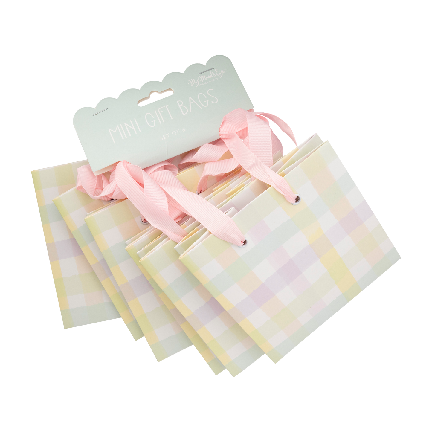 Spring Check Gift Bag Set