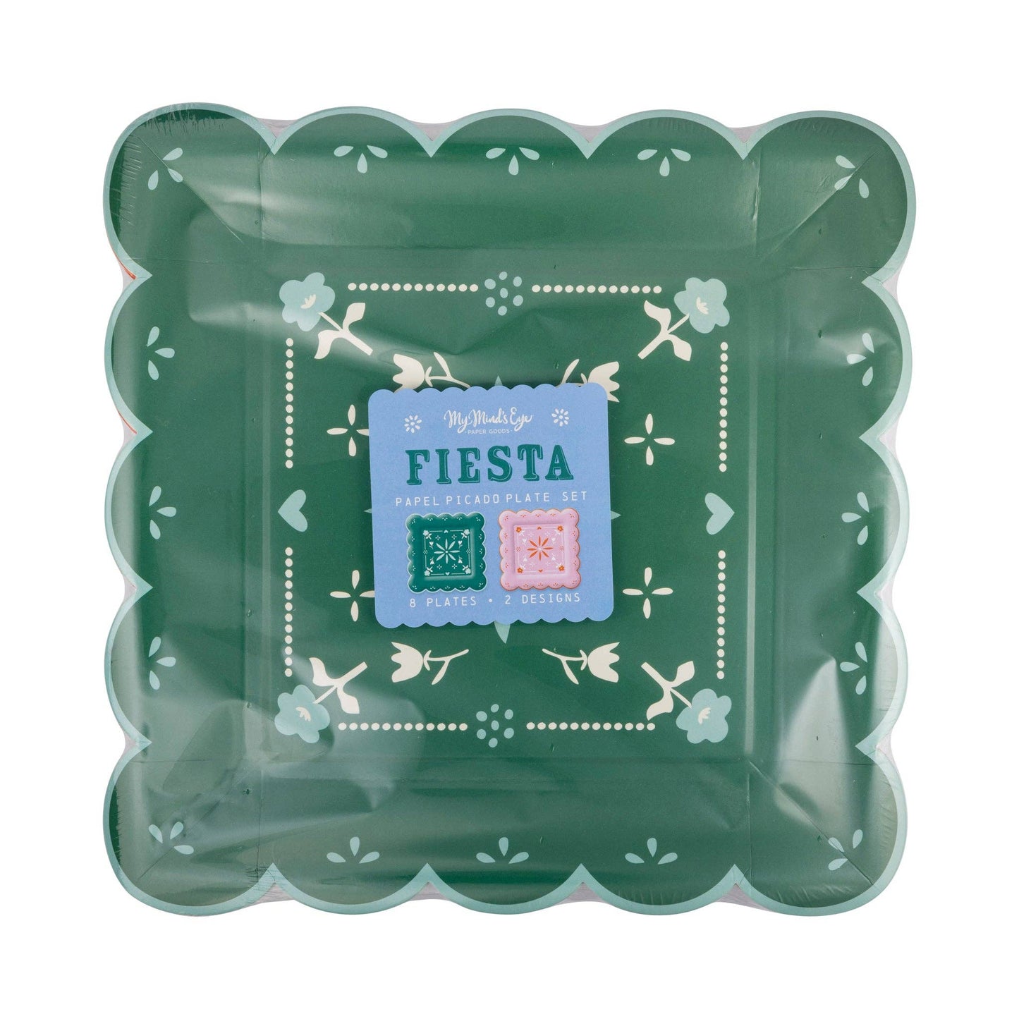 Fiesta Papel Square Plate Set