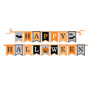 Happy Halloween Orange And Black Festive Banners