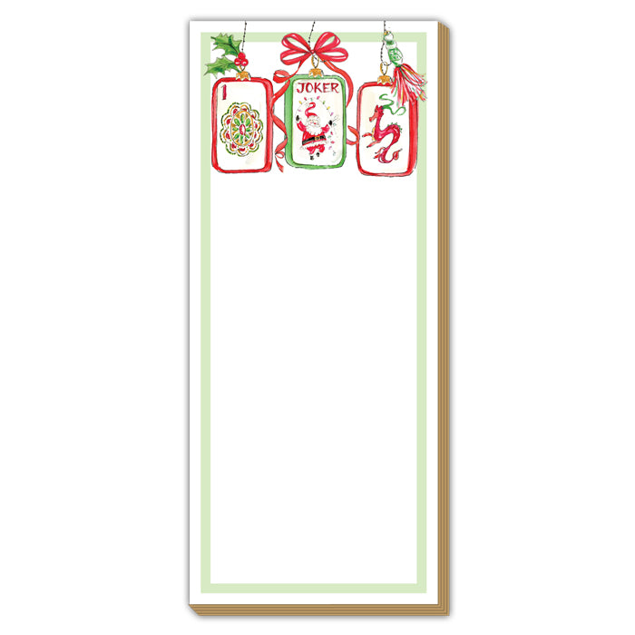 Skinny Notepad | Mahjong Tile Ornaments