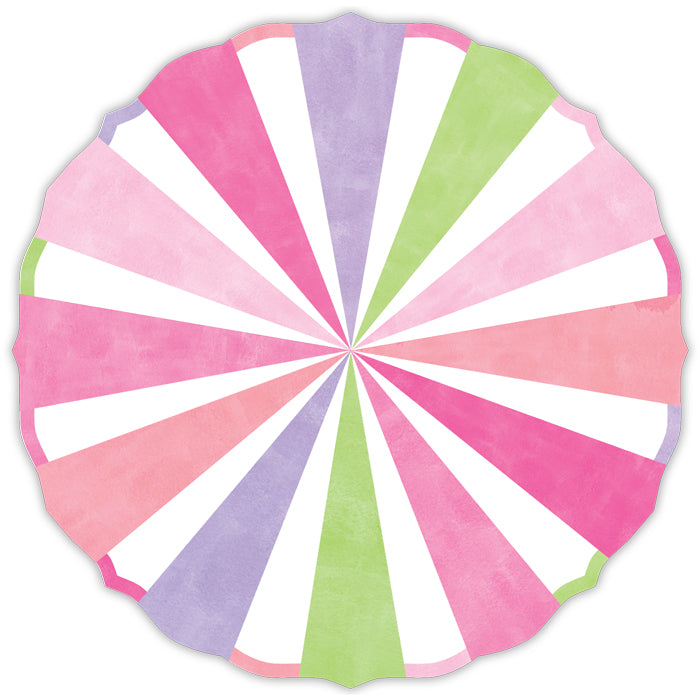 Placemats | Pink Green & Purple Birthday Pinwheel