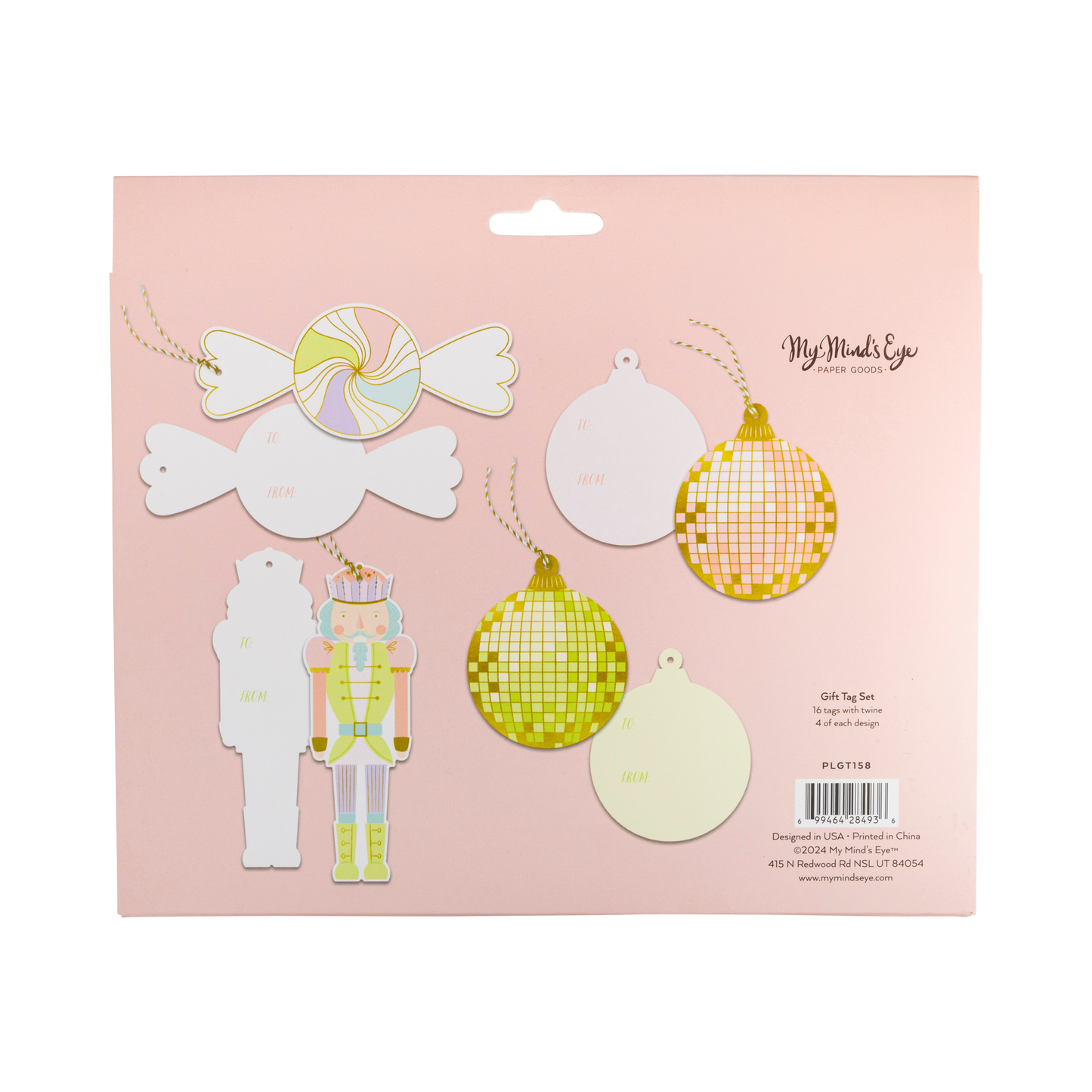 Nutcracker Disco Tag Set