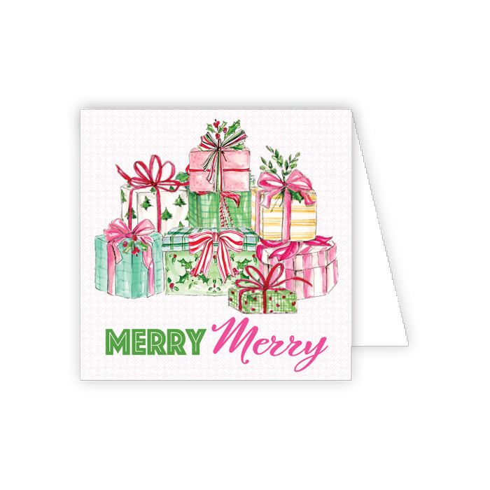 Enclosure Card Box Set | Pink Snow Village
