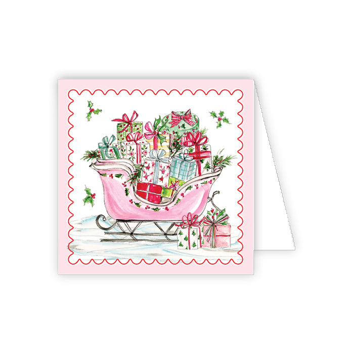 Enclosure Card Box Set | Pink Snow Village