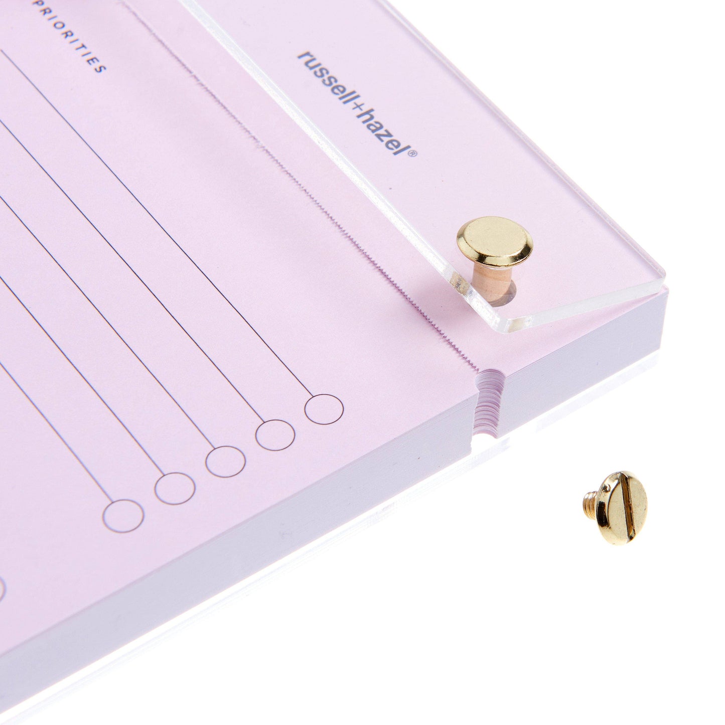 Acrylic Listpad - Blush