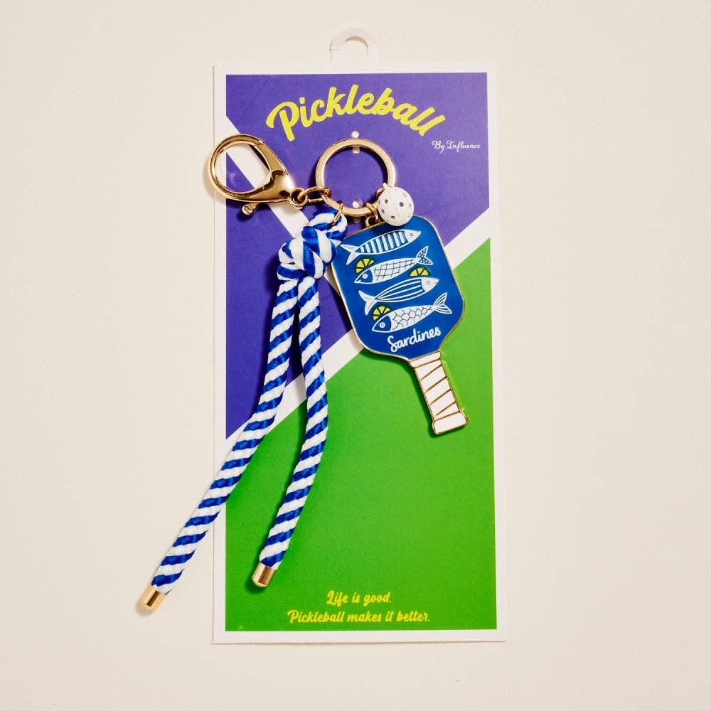 Pickleball Paddle Rope Bag Charm