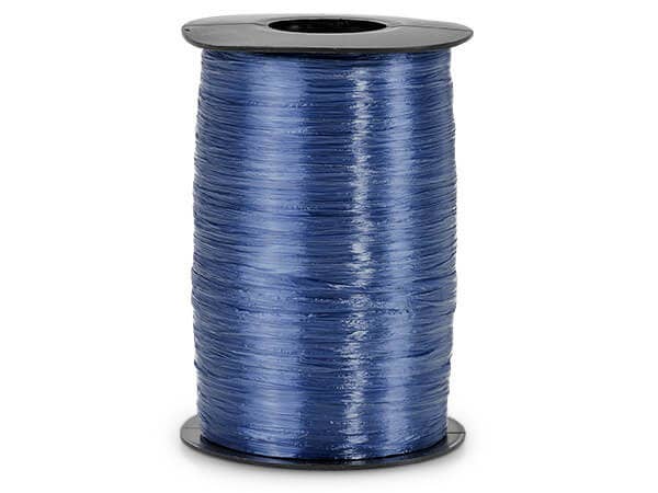 Pearlized Raffia Ribbon: Light Blue / 1 Pack / 100 yards