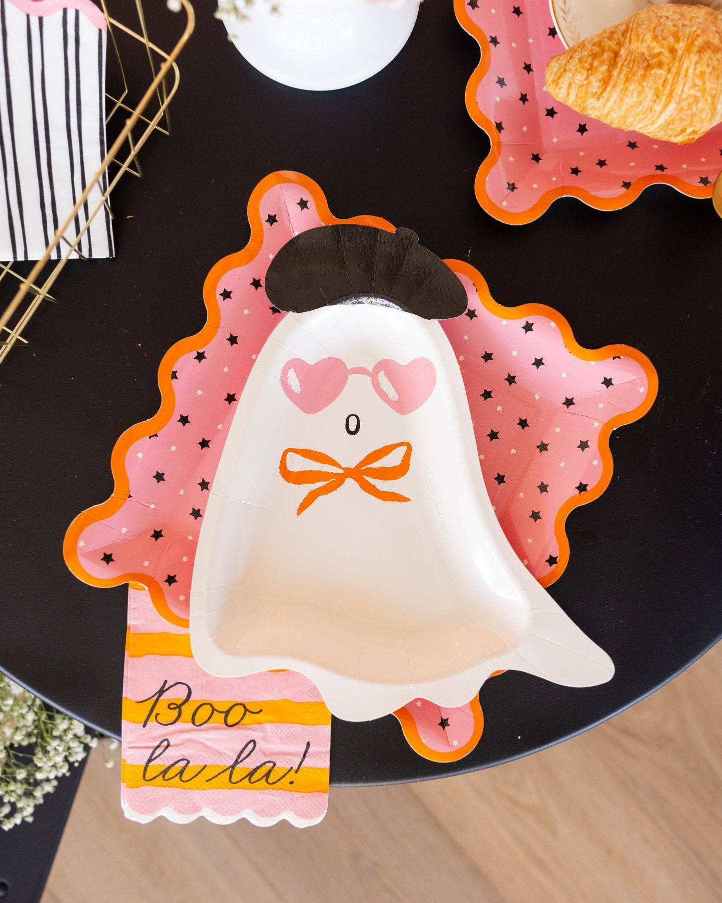 Boo La La Ghost Shaped Plate
