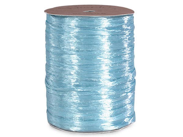 Pearlized Raffia Ribbon: Kelly | 100 yards